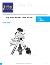 Sirius Optics Sky-Watcher Eq5 Goto Mount Operating instructions
