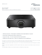 Optoma ZU720T User manual