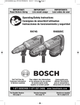 Bosch RH850VC Operating instructions