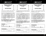 conant T17LFB Operating instructions