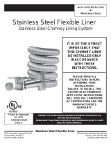 Selkirk Stainless Steel Flexible Chimney liner Operating instructions
