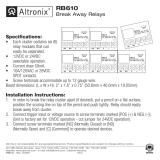 Altronix RB610 Operating instructions