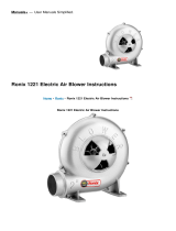 Ronix 1221 Electric Air Blower Operating instructions