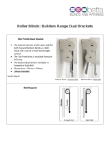 betta Roller Blinds Builders Range Dual Brackets Operating instructions