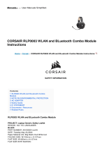 Corsair RLP0003 WLAN and BLuetooth Combo Module Operating instructions