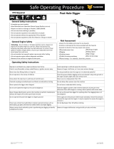 FLEXIHIRE 1-Man Post Hole Digger Operating instructions