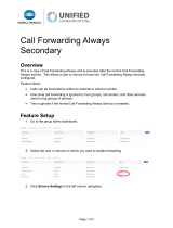 Konica Minolta Call Forwarding Operating instructions