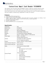 Uniform Industrial UIC680FGP Smart Card Reader Operating instructions