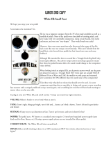 WREN AND CUFF White Elk Small Foot Fuzz Pedal Operating instructions