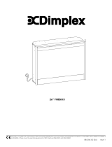 Dimplex 26 Inch Optiflame LED Electronic Firebox Operating instructions