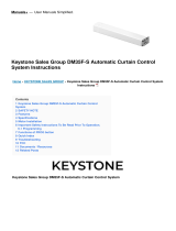 KEYSTONE SALES GROUP DM35F-S Automatic Curtain Control System Operating instructions