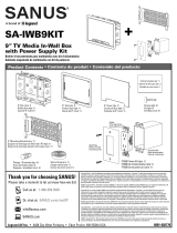 Sanus SA-IWB9KIT Operating instructions