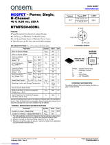 onsemi NTMFS5H400NL MOSFET Power Single N-Channel Operating instructions
