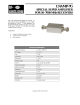 RF-LINKS RF-LINKS LNAMP-7G Special Super Low-Noise Amplifier Operating instructions