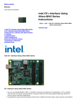 Intel CF+ Interface Using Altera MAX Series Operating instructions