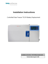 Unity Lab Services Controlled Rate Freezer TSCM Operating instructions