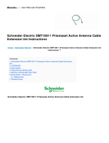 Schneider Electric SMT10011 Prismaset Active Antenna Cable Extension 5m Operating instructions