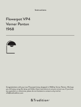 Tradition 1968 Flowerpot VP4 Verner Panton Operating instructions
