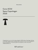 Tradition Como SC53 Wireless LED Table Lamp Operating instructions