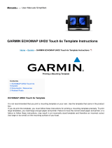 Garmin ECHOMAP UHD2 Touch 6x Template Operating instructions