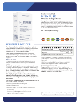 BODYHEALTH H2 Infuse Molecular Hydrogen Tablets Operating instructions
