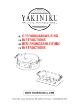 YAKINIKU 800700 Shichirin Round Ceramic Grill Operating instructions