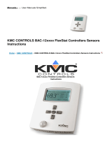 KMC Controls BAC-12xxxx FlexStat Controllers Sensors Operating instructions