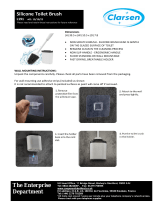 Clarsen L191 Silicone Toilet Brush Operating instructions