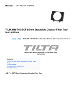 TILTAMB-T16-SCF 95mm Stackable Circular Filter Tray