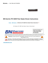 BN ThermicPH 450W Pew Heater Brown