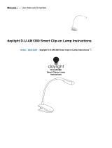 Daylight D-U-AN1380 Smart Clip-on Lamp Operating instructions