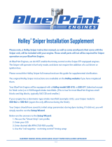 BluePrint Engines Holley Sniper EFI Operating instructions