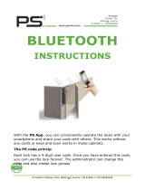 PS Locks Bluetooth Operating instructions