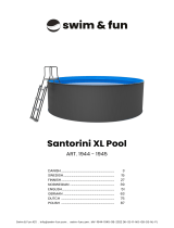 swim and fun 1944 to 1945 Santorini XL Pool Operating instructions