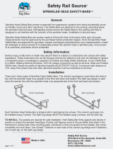 Safety Rail SOURCE Sprinkler Head Operating instructions