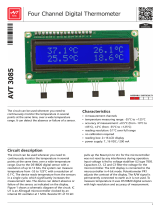 AVT 3085 Four Channel Digital Thermometer Operating instructions