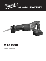 Milwaukee M18 BSX Operating instructions