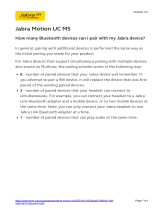 Jabra Motion UC MS Operating instructions
