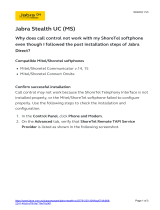 Jabra Stealth UC Operating instructions