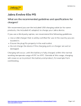 Jabra Evolve 65e MS Operating instructions