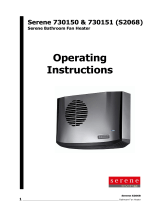Serene 730150 Operating instructions