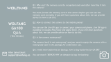 WOLFANG GA100 Operating instructions