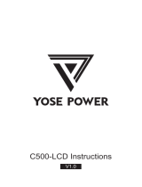 YOSE POWER C500-LCD Operating instructions