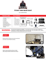 E-Z-GO E-Z-GO RXV-TITAN1000-2021 Titan 1000 Rear Seat Operating instructions