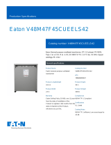 Eaton V48M47F45CUEELS42 Operating instructions