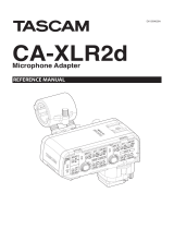 Tascam CA-XLR2d Operating instructions