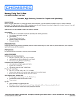 CHEMSPEC HDSL4G Operating instructions