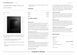 Fisherpaykel OS24SDTDB1 Operating instructions