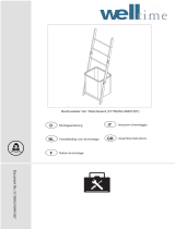 Welltime Bamboo ladder including laundry bag Operating instructions