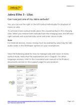 Jabra ELITE 3 Operating instructions